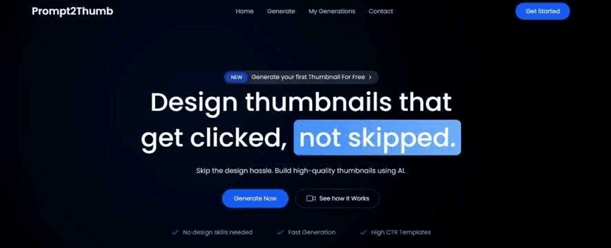 AI Thumbnail Genrator